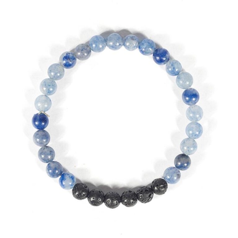 White Howlite Lava Stone Vitality Bracelet photo review