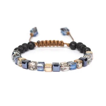 Glass Diffuser Adjustable Vitality Bracelet (ROYAL PACIFIC)