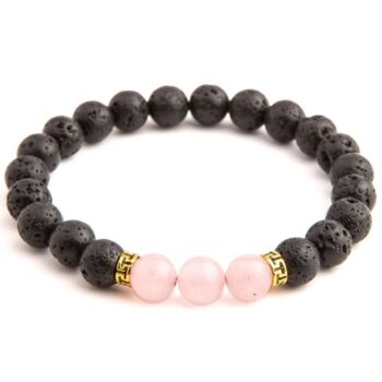 Rose Quartz Diffuser Vitality Bracelet