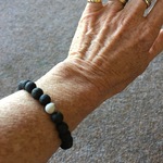 White Howlite Lava Stone Vitality Bracelet photo review