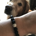 White Howlite Lava Stone Vitality Bracelet photo review
