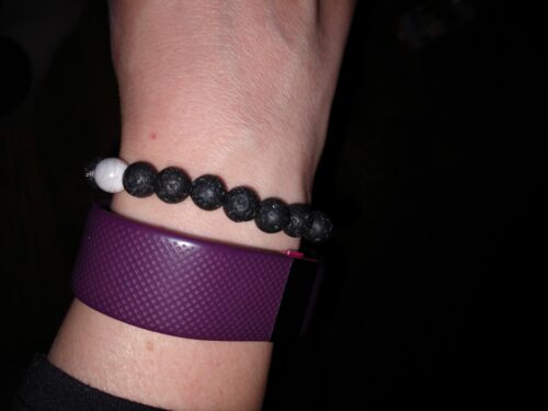 White Howlite Lava Stone Vitality Bracelet photo review