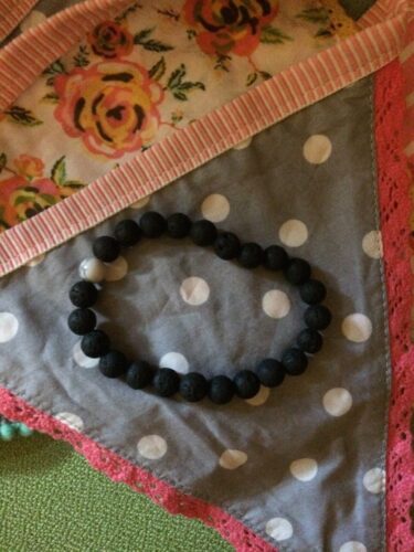 White Howlite Lava Stone Vitality Bracelet photo review